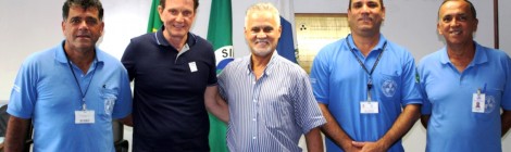 Ministro da Pesca e Aquicultura visita o SINCOMAM