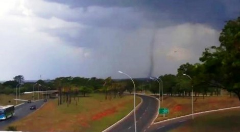 Distrito Federal registra formação de tornado pela primeira vez