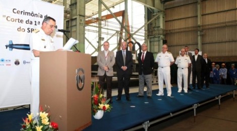 Evento marca início da produção do terceiro submarino do PROSUB