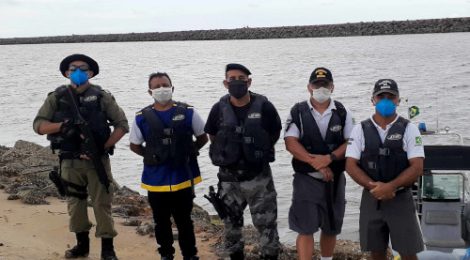 Capitania dos Portos do Piauí promove ações de combate ao Covid-19 em inspeções navais