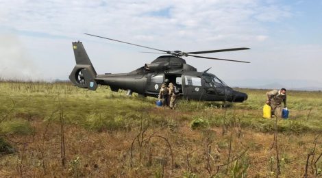 Forças Armadas transportam equipes para conter focos de incêndios no Pantanal