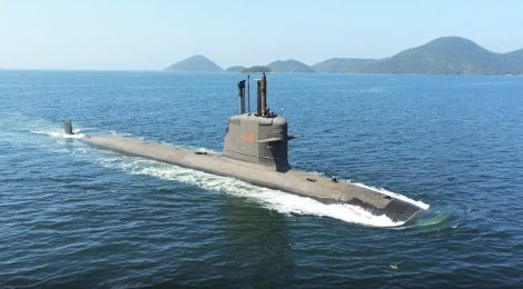 Prosub: Submarino ‘Riachuelo’ realiza primeira navegação independente