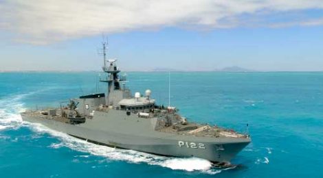 Navio-Patrulha Oceânico “Araguari” realiza inspeção naval