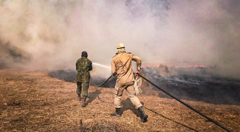 Forças Armadas enfrentam batalha contra as chamas no Pantanal