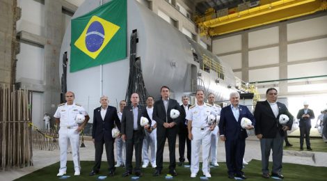 Programa de Desenvolvimento de Submarinos  da Marinha avança com montagem de reator