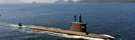 Submarino “Riachuelo” realiza testes de propulsão