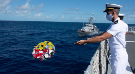 Marinhas do Brasil e dos EUA homenageiam heróis da Segunda Guerra Mundial