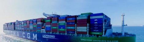 Navio da CMA CGM inicia sua primeira operação de abastecimento de GNL em Roterdã