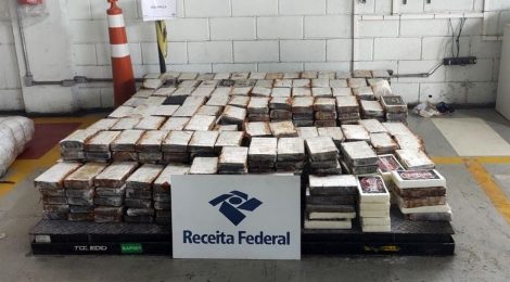 Receita Federal apreende 1,2 tonelada de cocaína no Porto de Santos