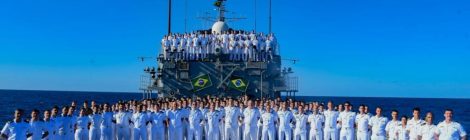 NAVIO-ESCOLA “BRASIL” ATRACA NO PORTO DE FORTALEZA ANTES DE ENCERRAR A 35ª VIAGEM DE INSTRUÇÃO DE GUARDAS-MARINHA