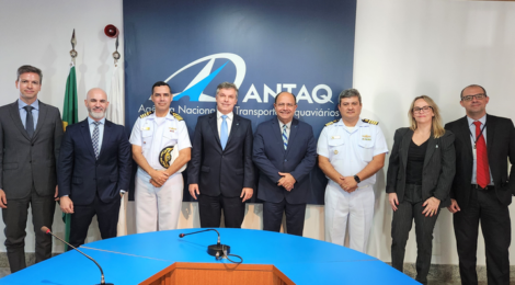 ANTAQ E MARINHA DO BRASIL SE REÚNEM PARA DISCUTIR A COLABORAÇÃO DA AGÊNCIA DURANTE A AUDITORIA DA IMO NO PAÍS