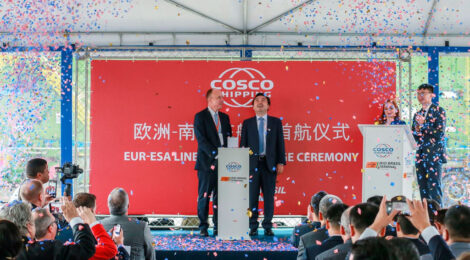 Porto do Rio inaugura serviço da Cosco