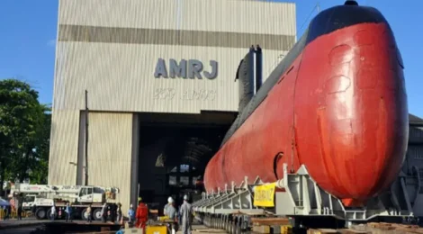 Submarino ‘Tamoio’ (S-31), o primeiro a ser construído no Brasil, acaba de ser desativado pela Marinha