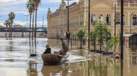 Nível do Guaíba cai 17 cm em Porto Alegre e segue baixando