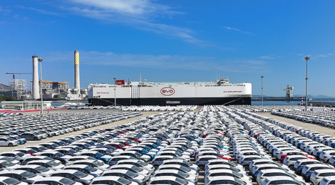 PRIMEIRO NAVIO RO-RO DA BYD PARTE EM VIAGEM INAUGURAL PARA A AMÉRICA DO SUL