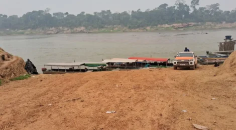 Seca no Rio Madeira e queimadas afetam moradores de Porto Velho