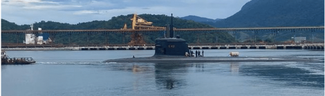 Submarino Tonelero realiza sua primeira saída ao mar com sucesso