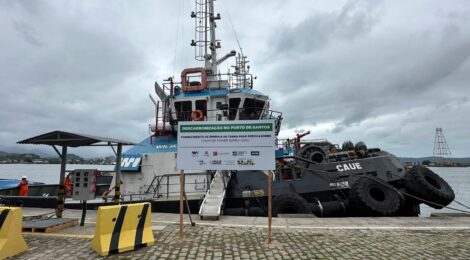 Fornecimento de energia elétrica para rebocadores é ativado no Porto de Santos